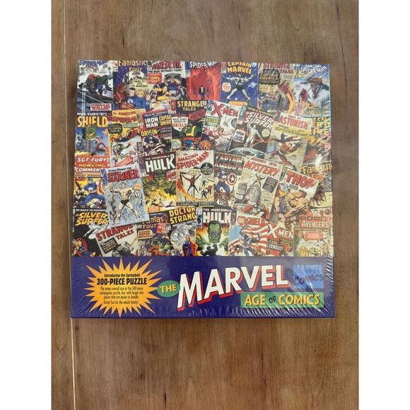 The Marvel Age of Comics,‎ Vintage Springbok Puzzle, 300 pieces NEW - Picture 1 of 6